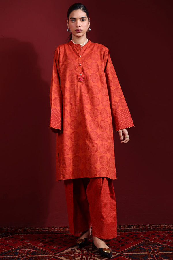 Black-Printed Wooden Set