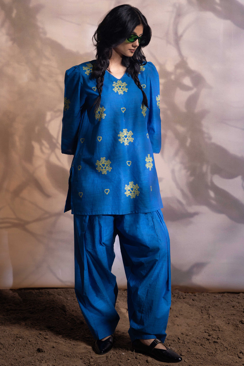 blue