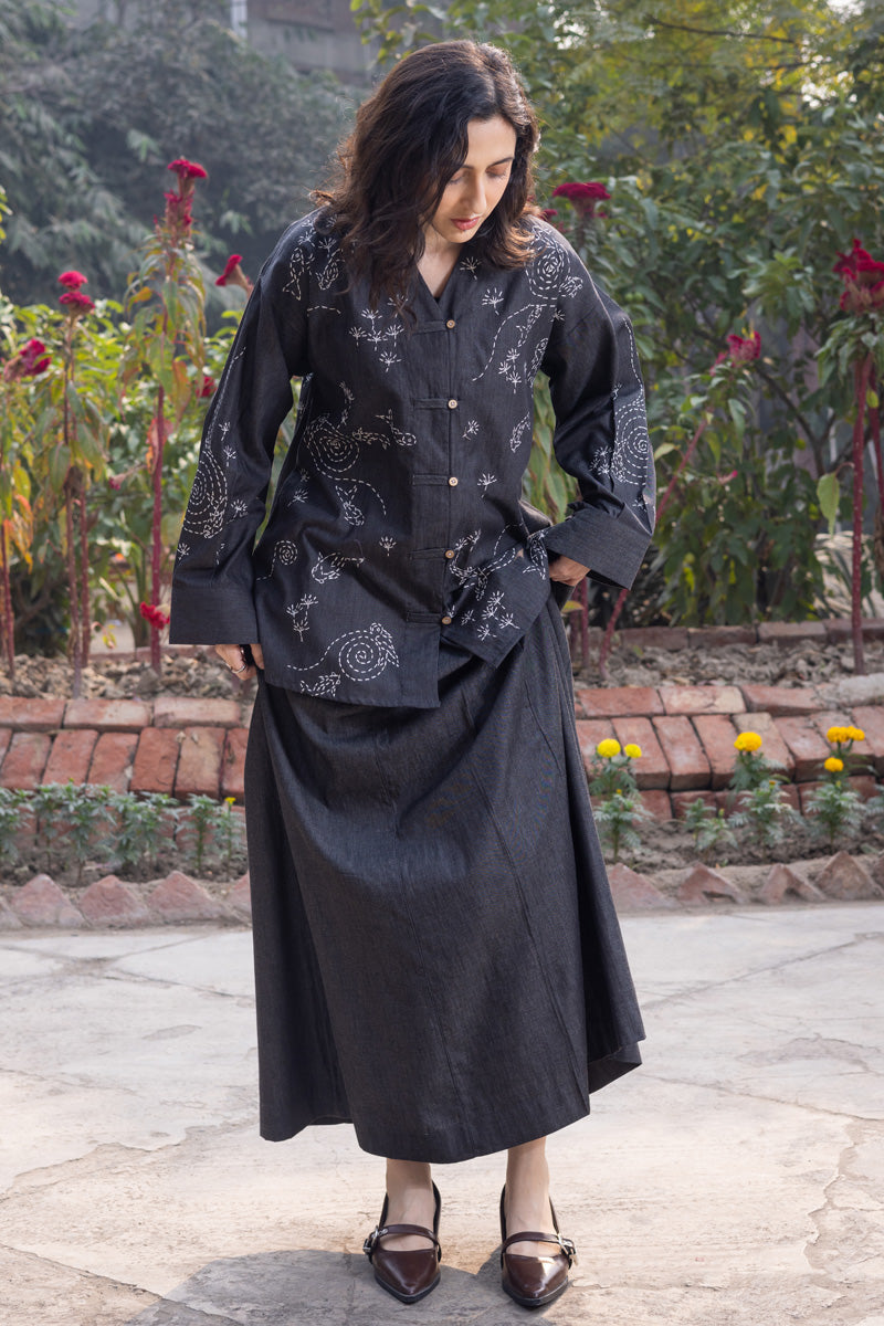 Sashiko Skirt Set