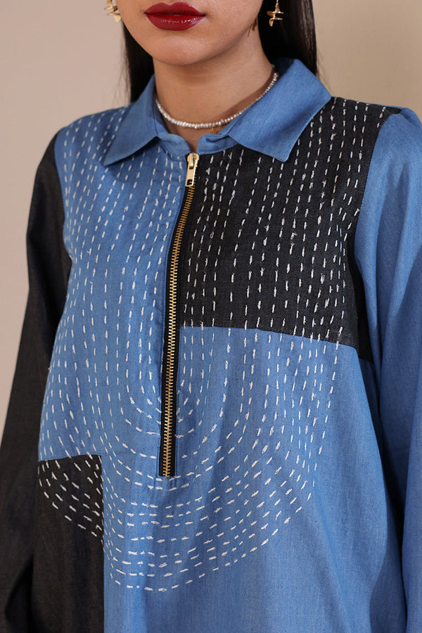 Color-Block Sashiko Set