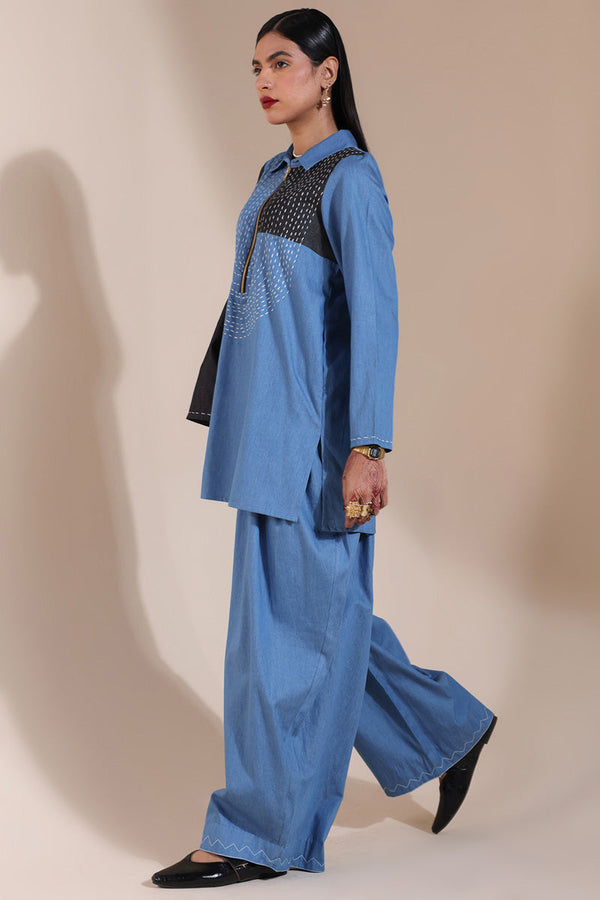 Color-Block Sashiko Set