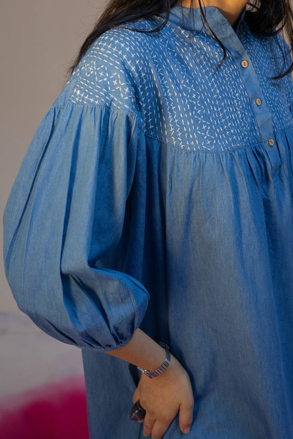 Sashiko Denim Co-Ord Set