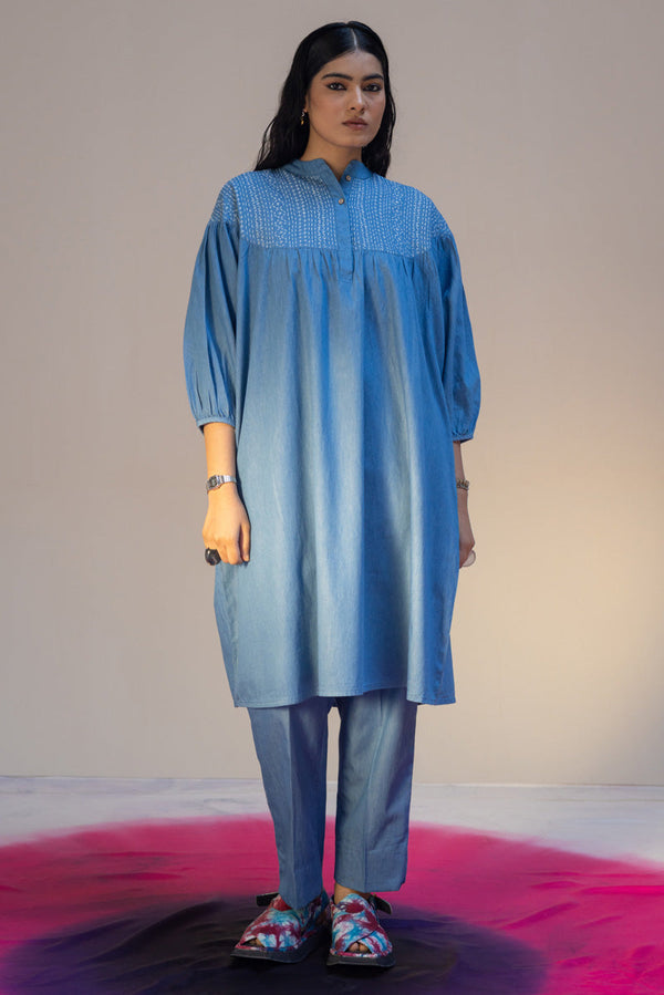 Sashiko Denim Co-Ord Set