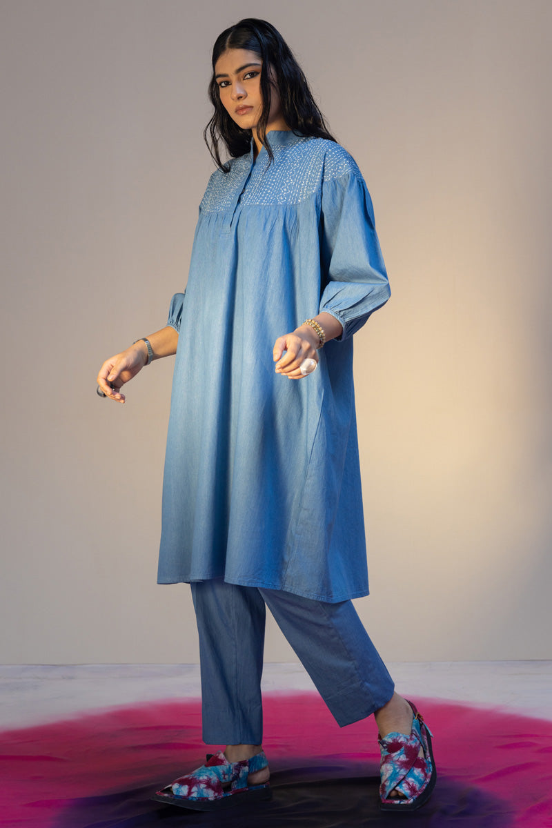 Sashiko Denim Co-Ord Set