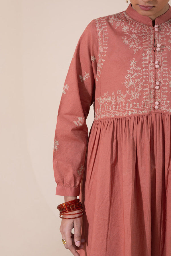 Embroidered Flared Timeless Set