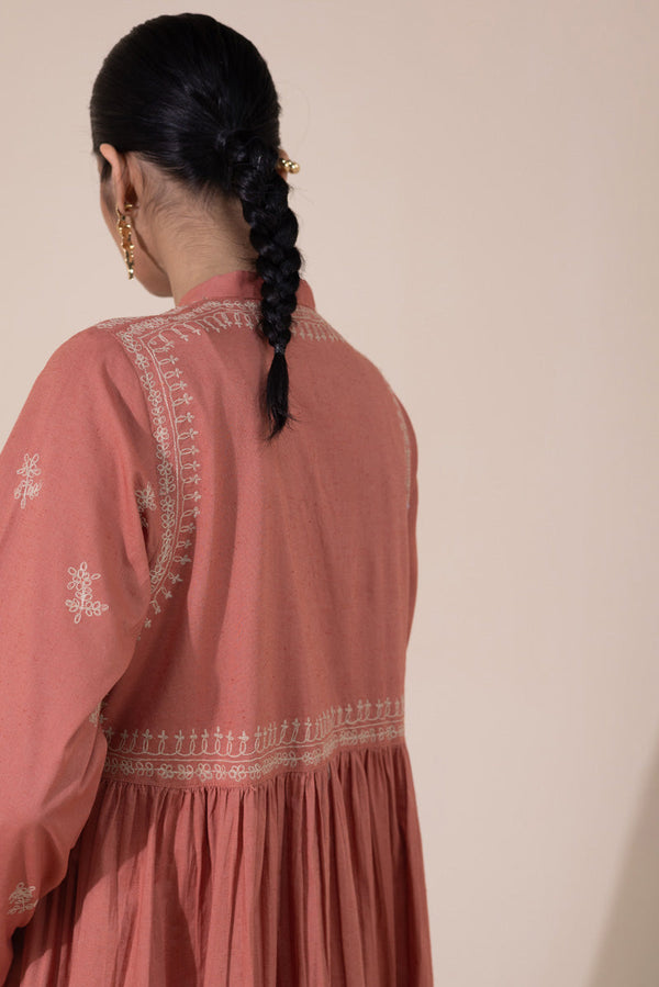 Embroidered Flared Timeless Set