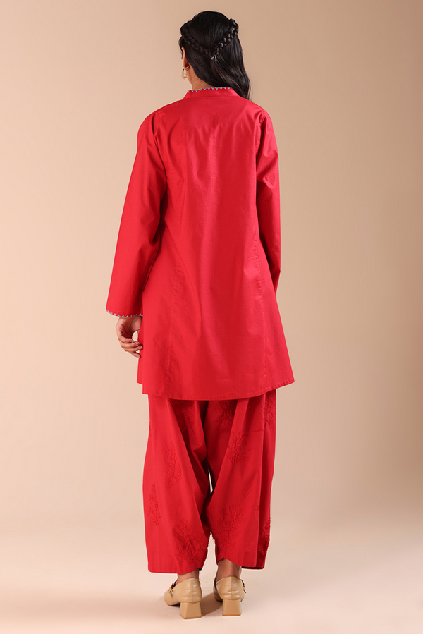 Tonal Embroidered Set