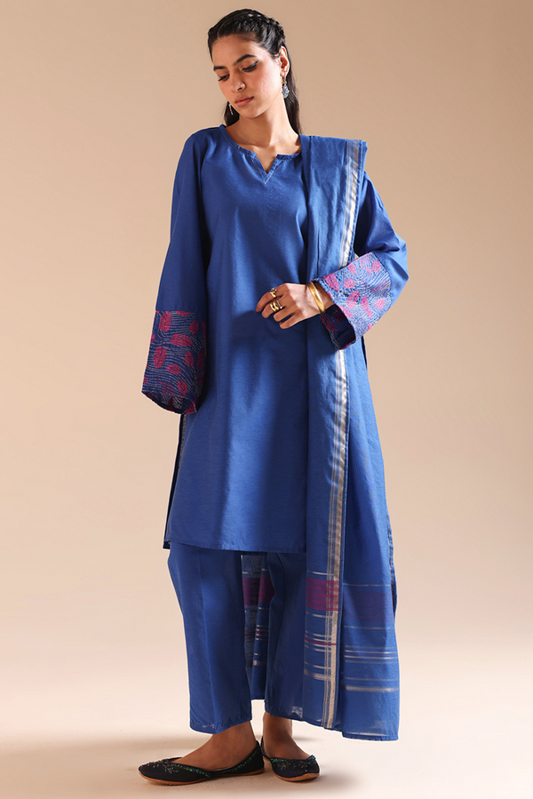 Weave Story Lurex 3-Piece Suit