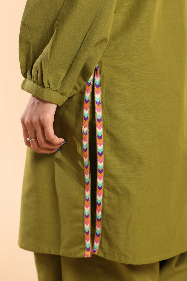 Embroidered Damask Duo-Set