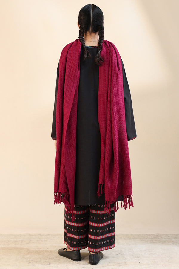 Damask Embroidered Set