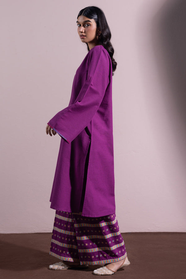 Damask Embroidered Set