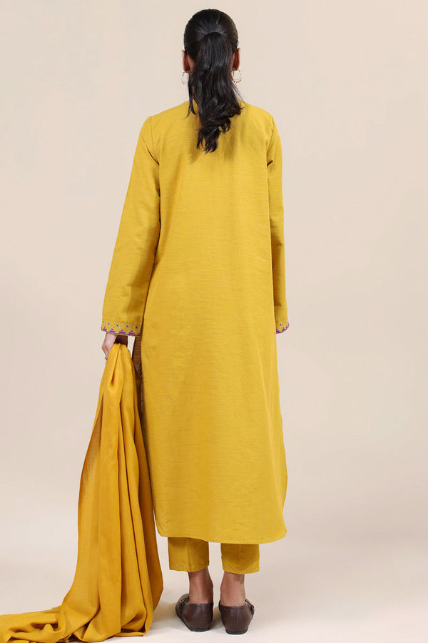 Damask Embroidered Set