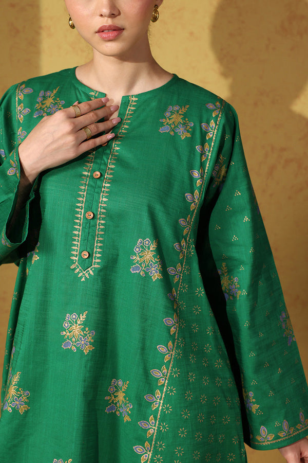 Gold Trace Block Printed Set