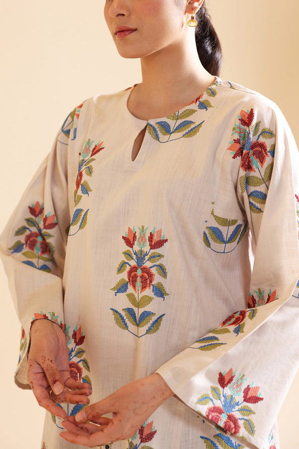 Embroidered Pixel Play Kurta