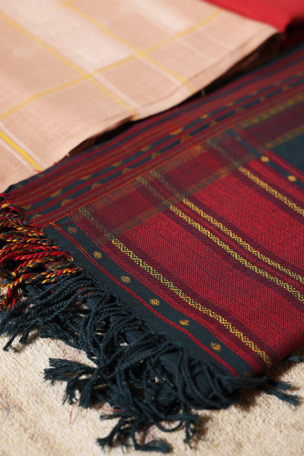 Tribal Stitch Jacquard Shawl