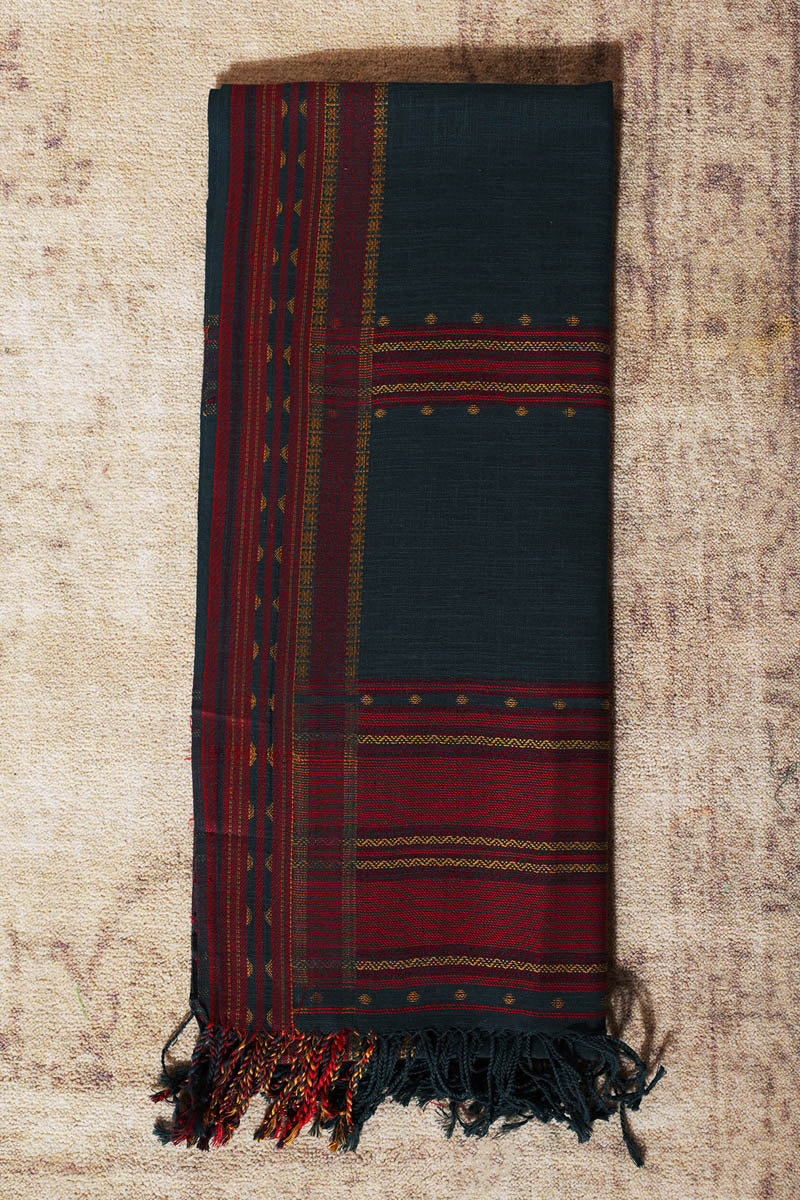Tribal Stitch Jacquard Shawl