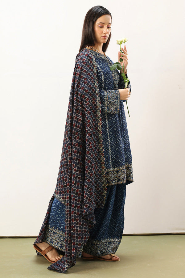 Ajrak Virsa 3-Piece Set