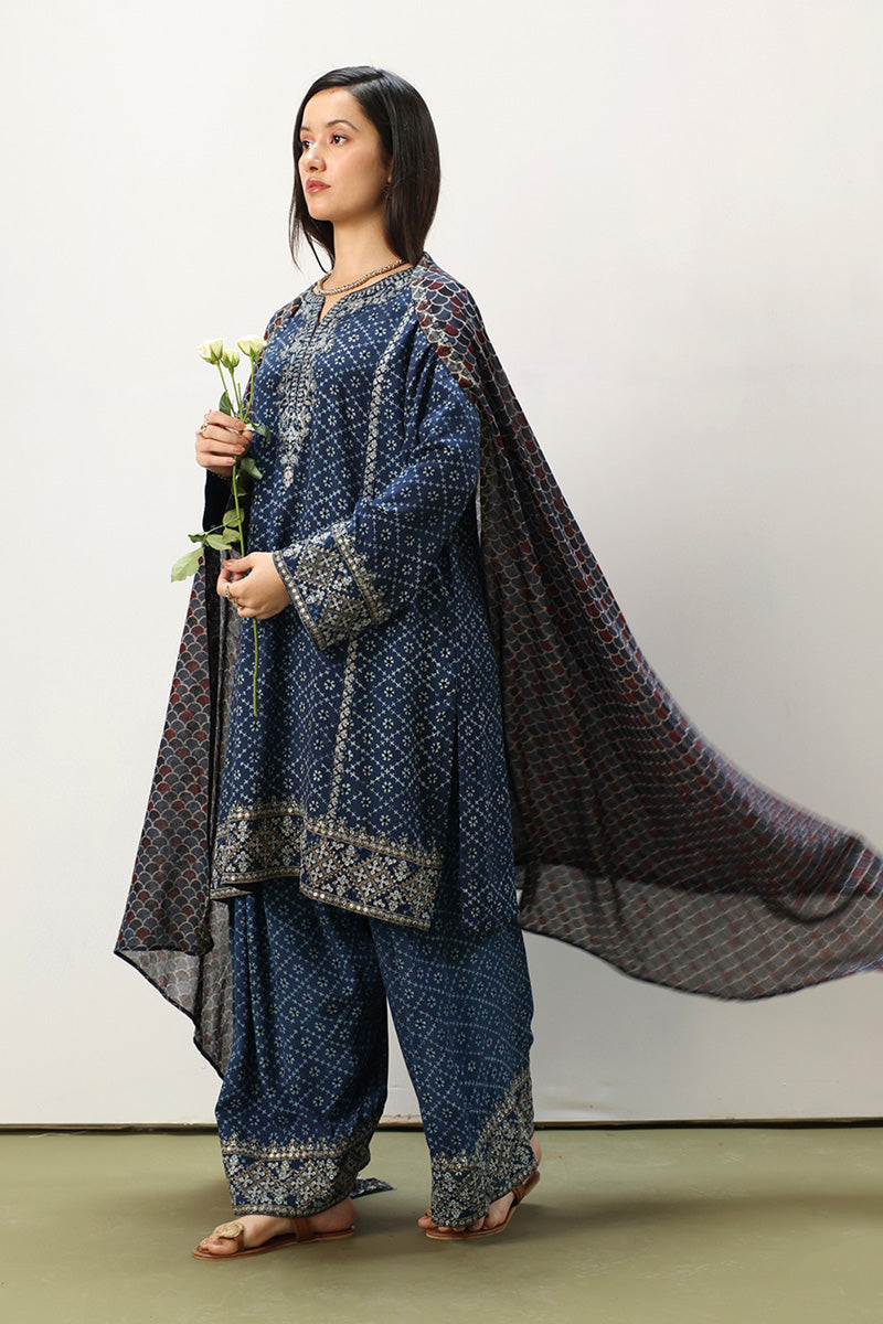 Ajrak Virsa 3-Piece Set