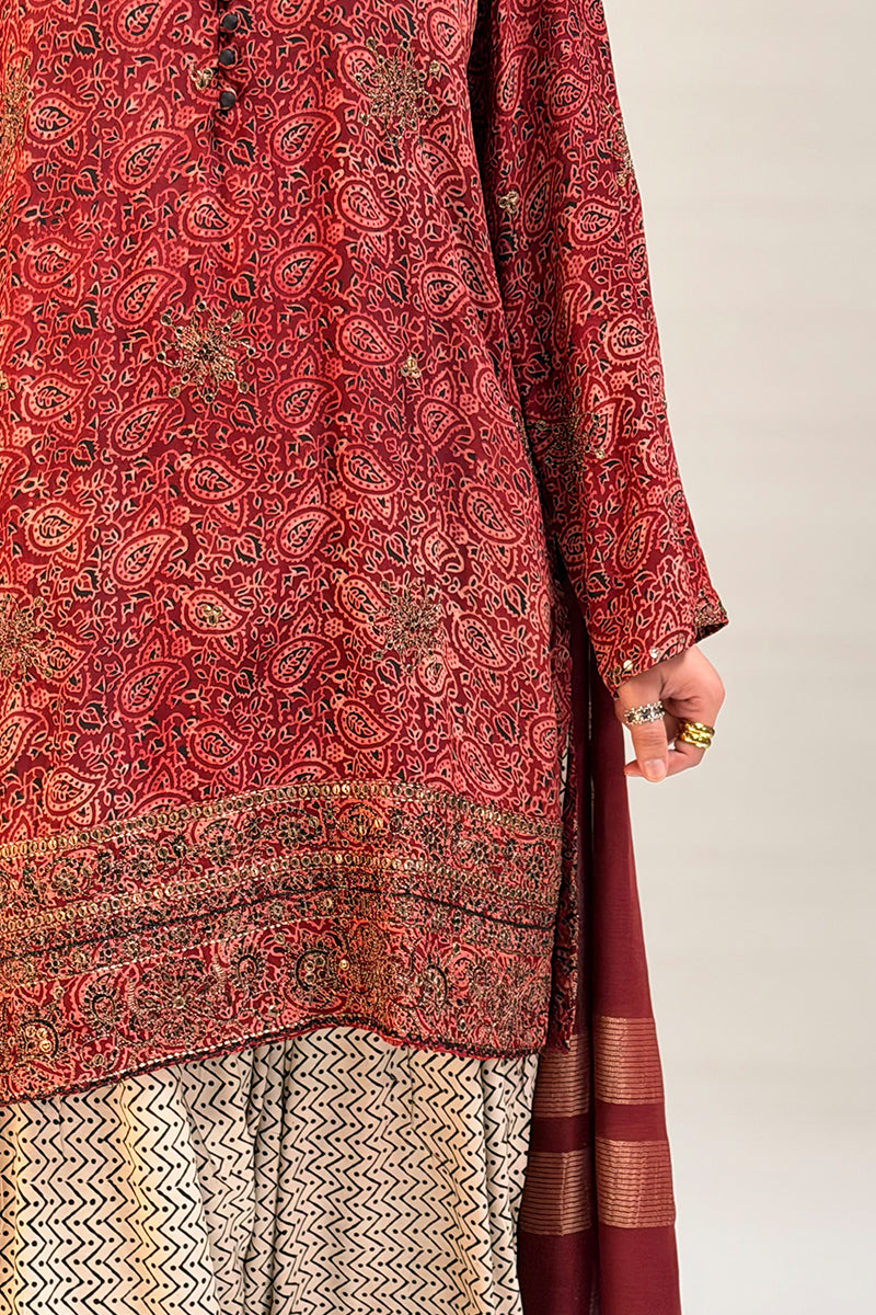 Ajrak Riwayat 3-Piece Ensemble
