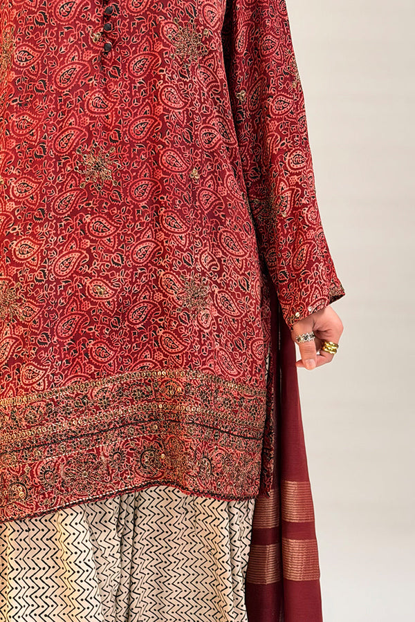 Ajrak Riwayat 3-Piece Ensemble