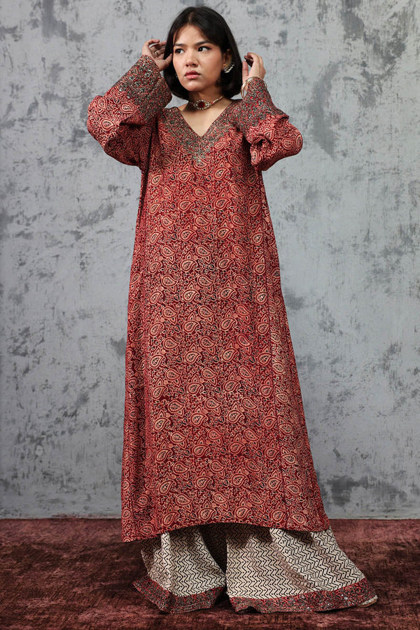 Ajrak Kahani Embroidered Set