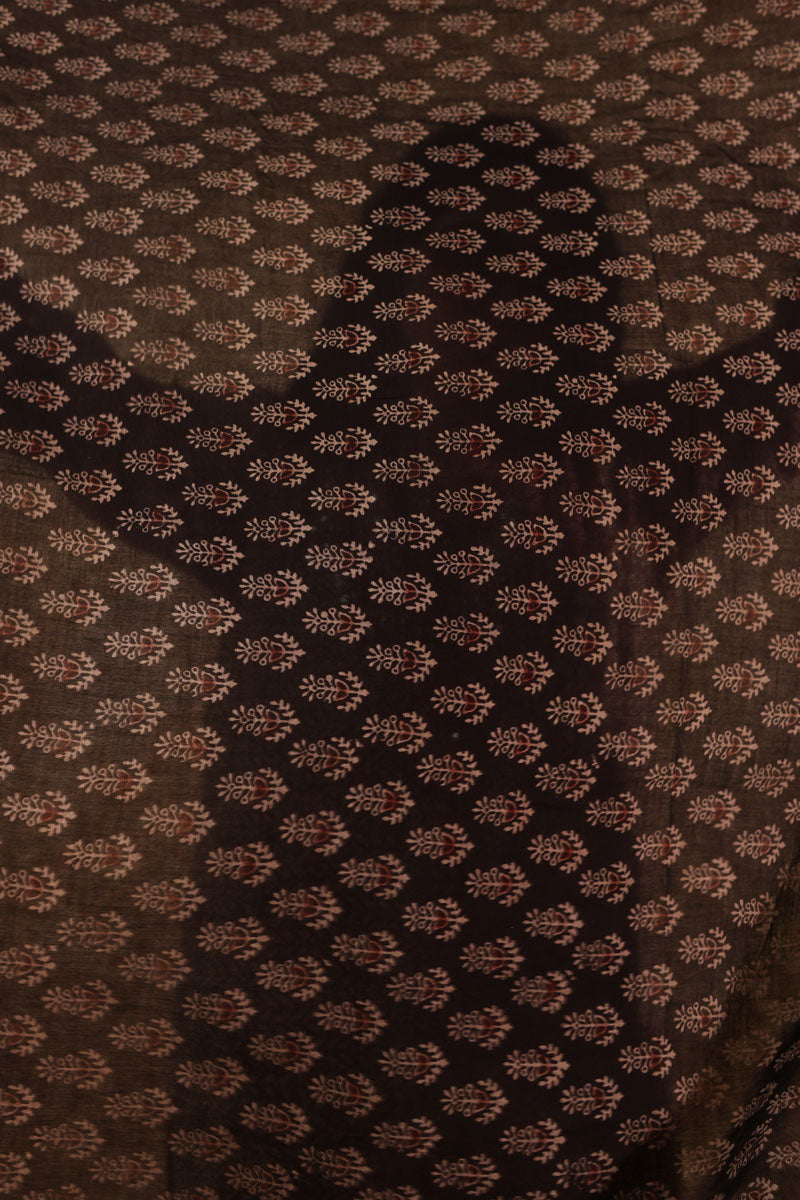 Ajrak Chevron Embroidered Ensemble