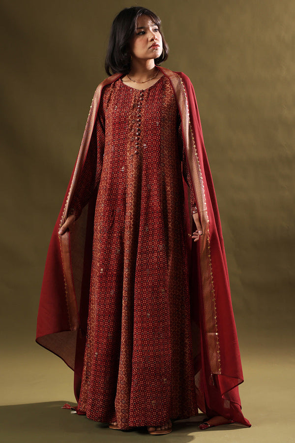 Naqsh-e-Ajrak 3-Piece Set