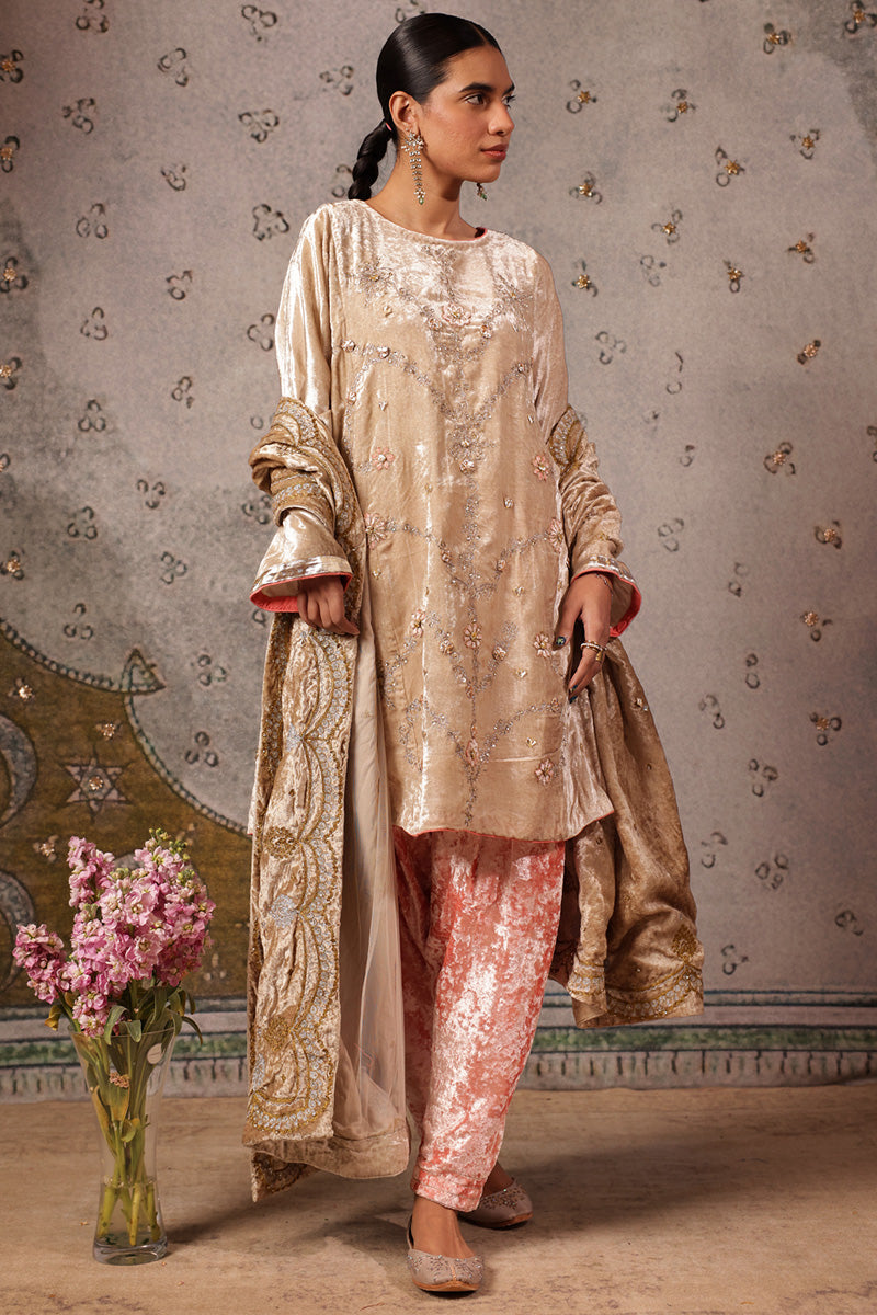 Velvet Bahaar 3-Piece Ensemble