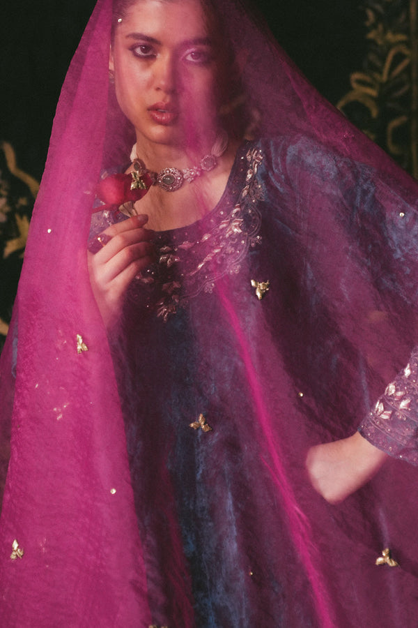 Jahaan Velvet Gota Set