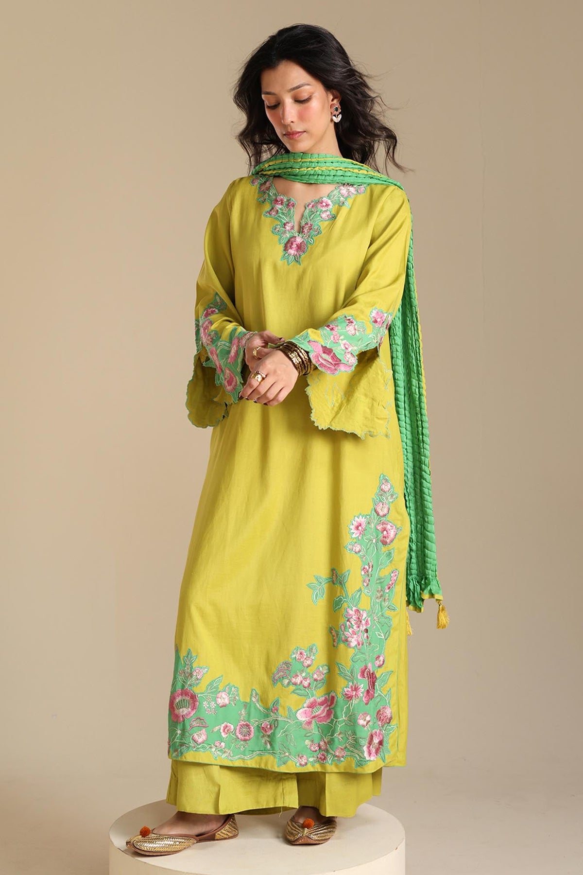 Gulkaar Embroidered Set