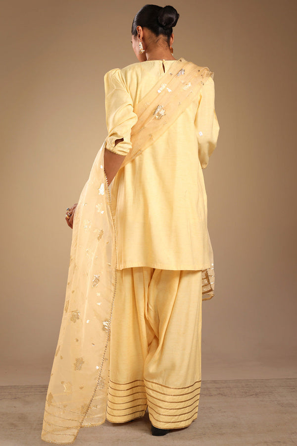 Gilded Polki Embroidered Set