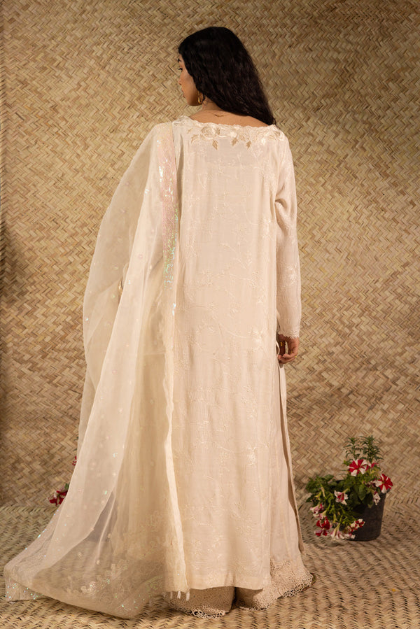 Pure Blossom Embroidered Suit