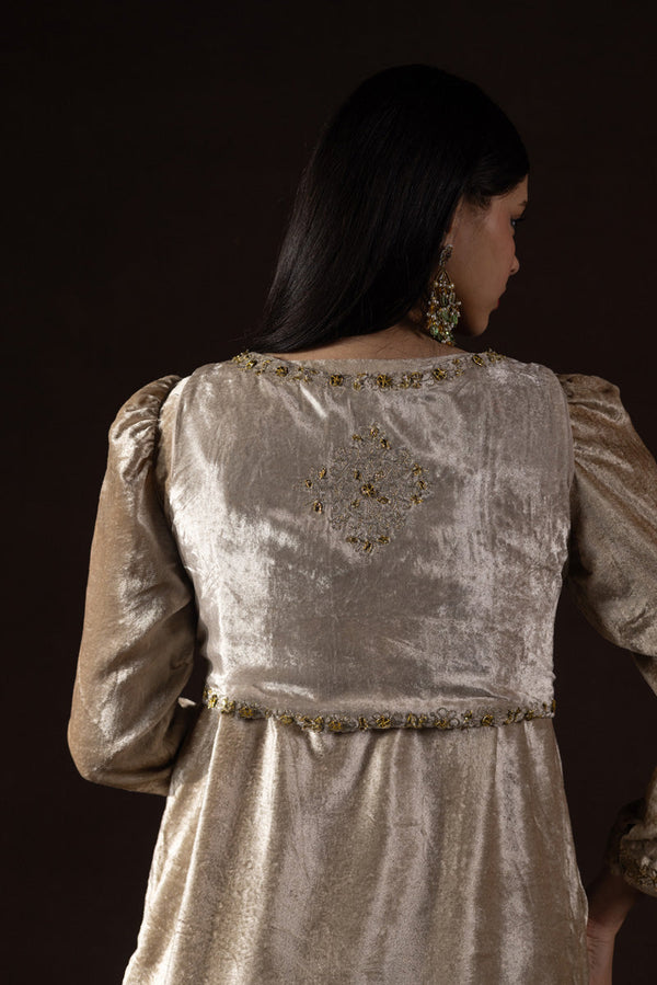 Rich Velvet Embroidered Koti