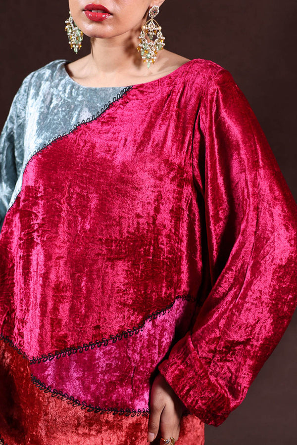 Rang Saaz Velvet Set