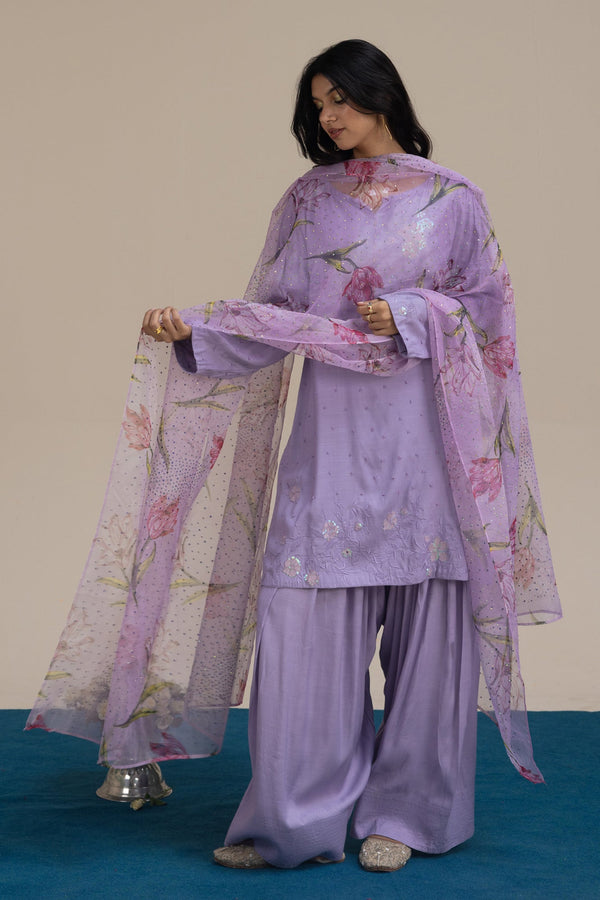 Moonlit Embroidered 3-Piece Suit