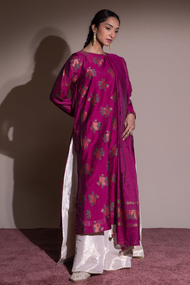 Jacquard Golden Rose Duo-Set