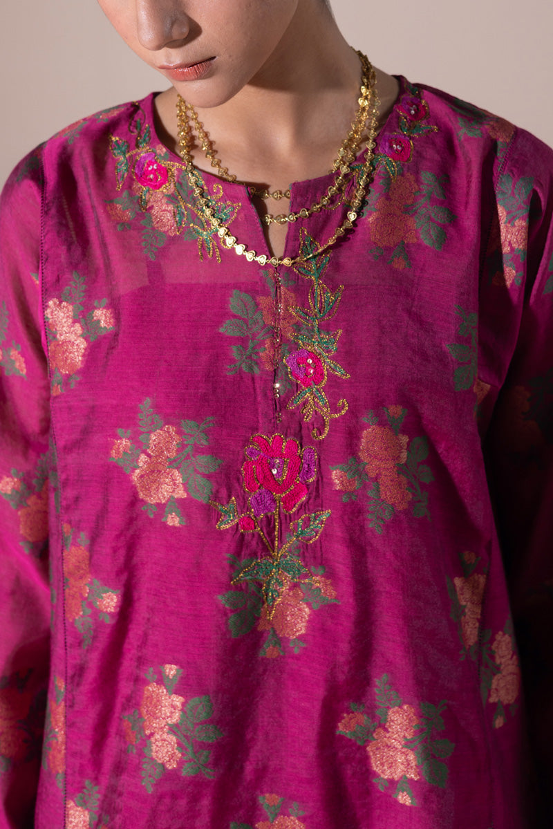 Golden Rose Jacquard Shirt