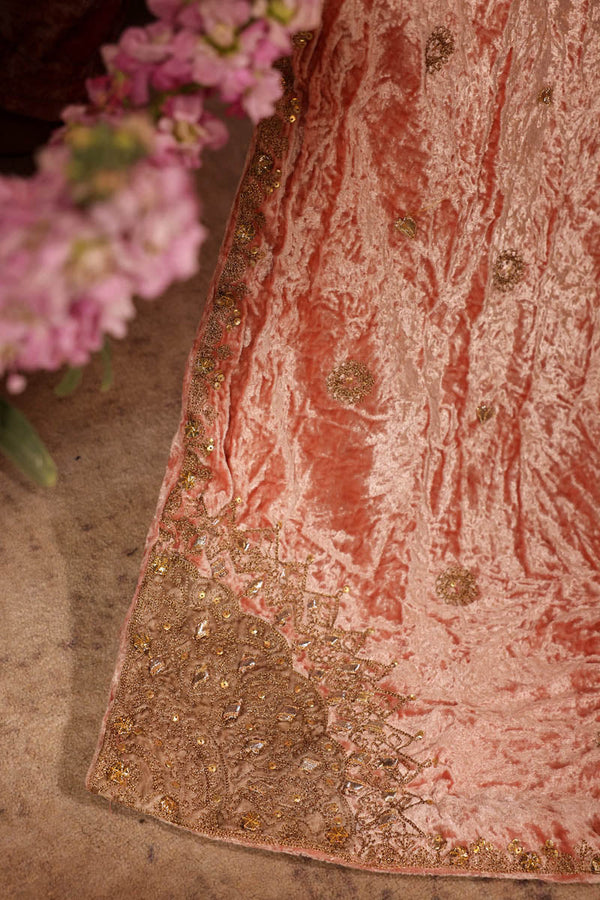 Regal Velvet Drape Shawl