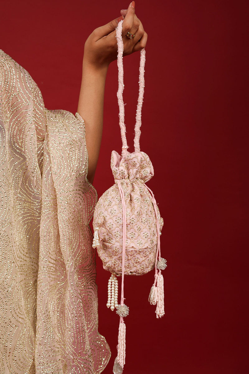 Embroidered Bridal Bag