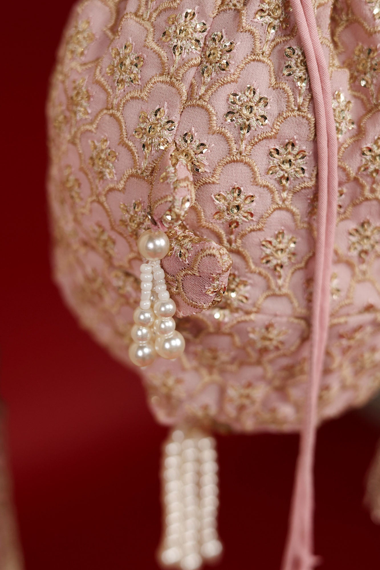 Embroidered Bridal Bag