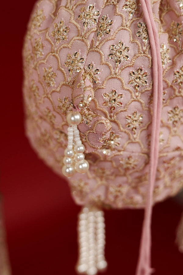 Embroidered Bridal Bag