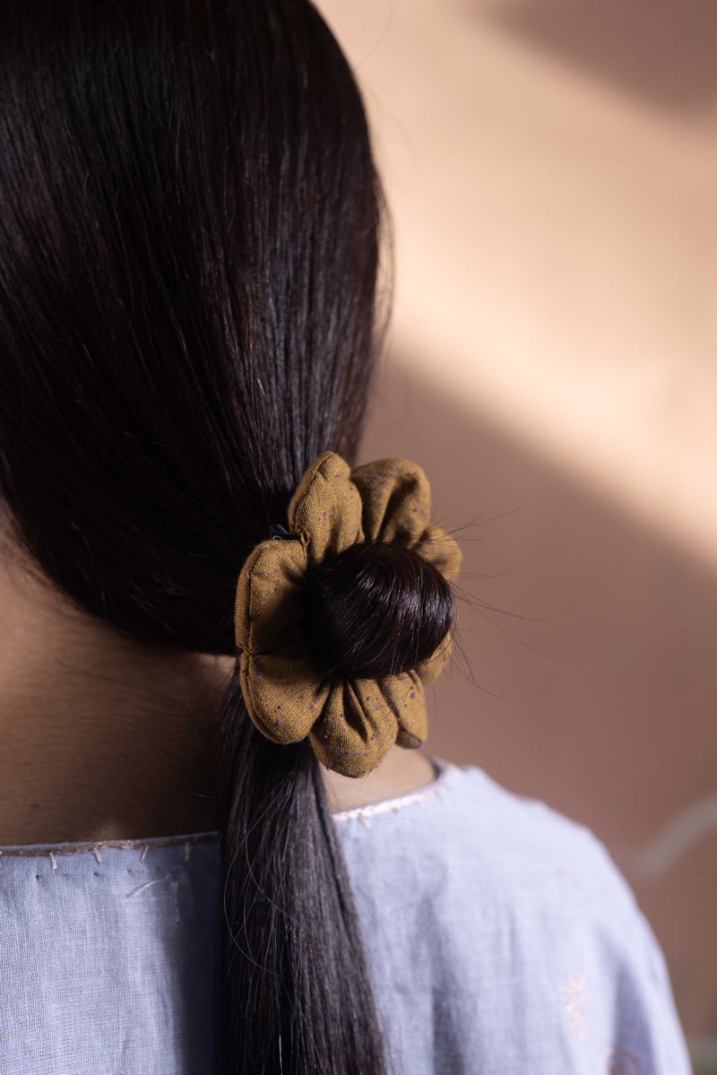 Flower Scrunchies