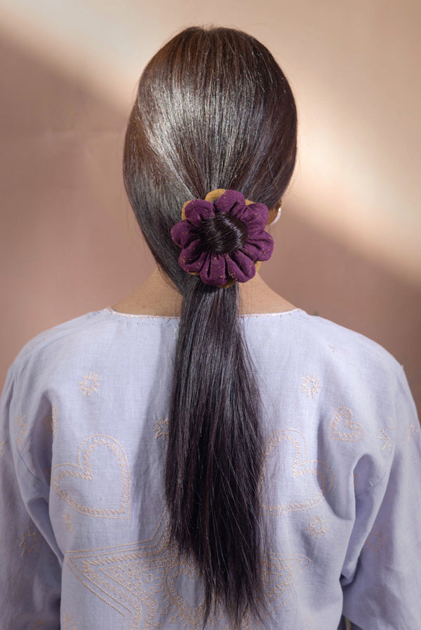 Flower Scrunchies