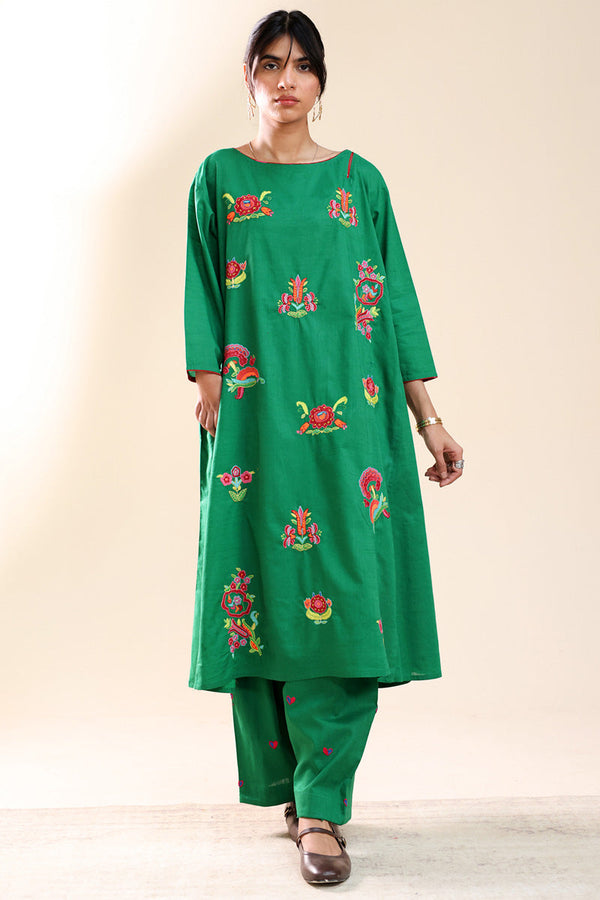 Hand-Embroidered Melange Set