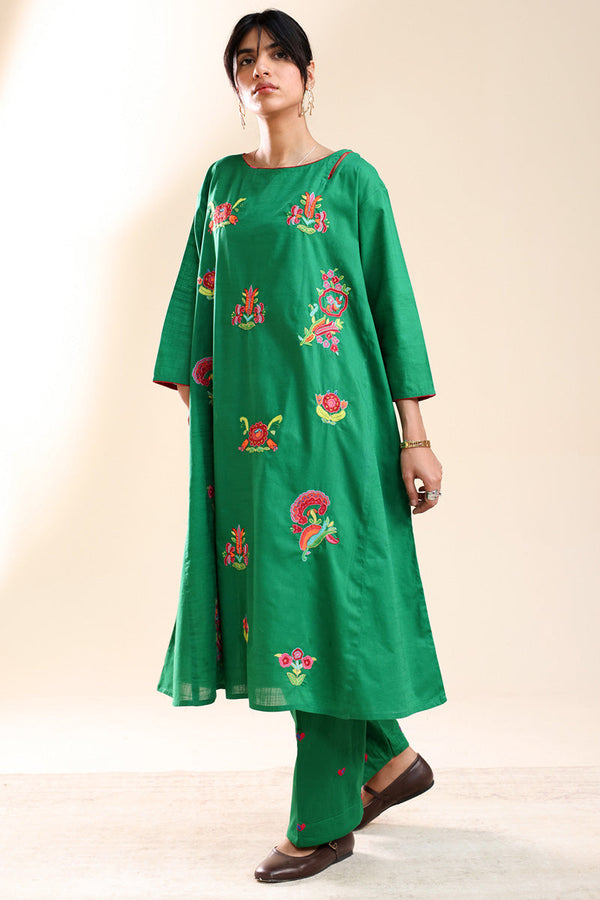 Hand-Embroidered Melange Set