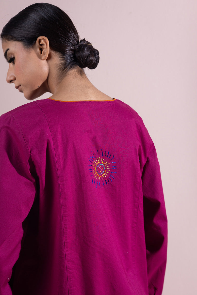 Hand-Embroidered Sainchi Set