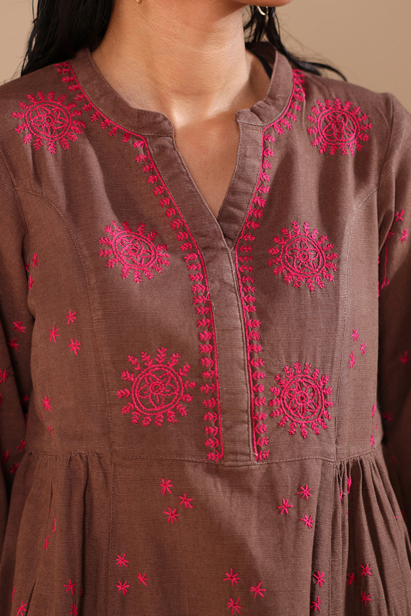 brown