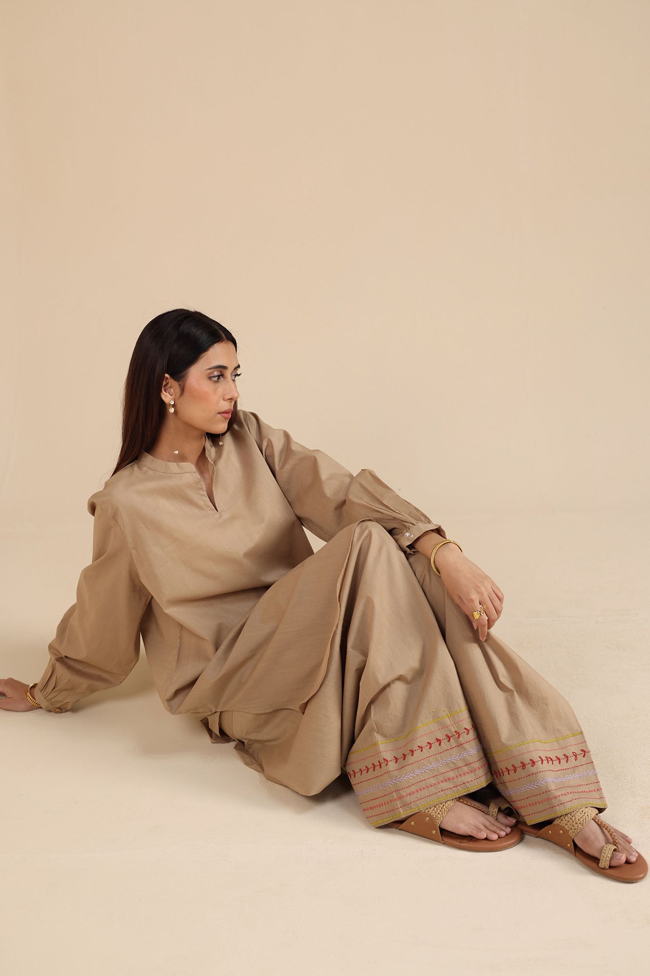 Hand-Embroidered Reverie Set