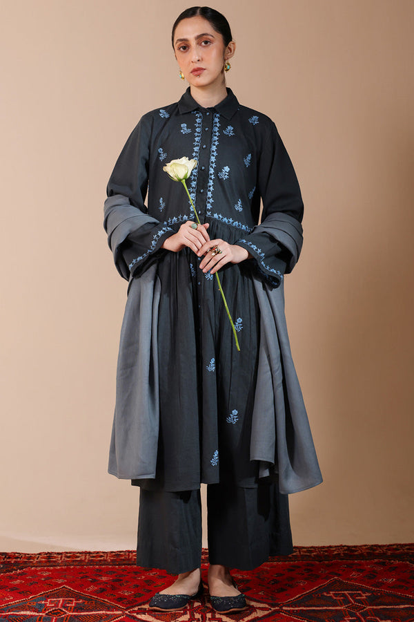 Hand-Embroidered N K R Set