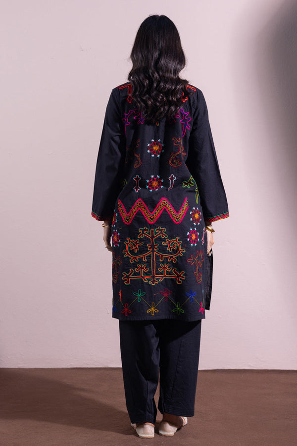 Hand-Embroidered N K R Style Set